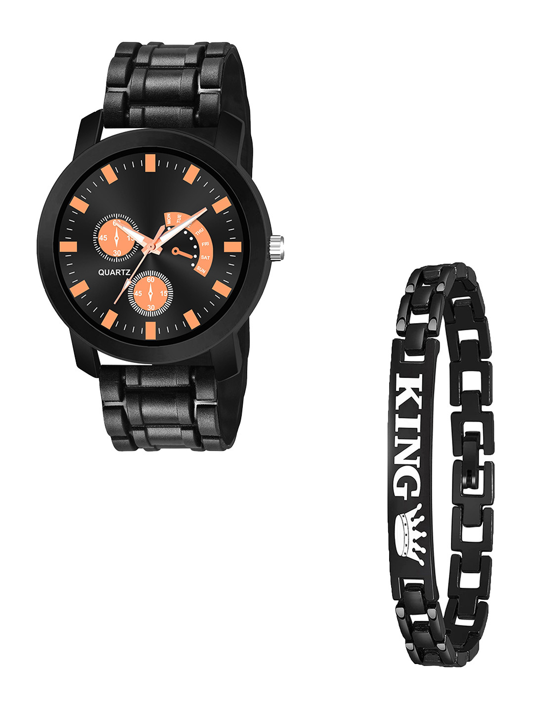 Gopal Shopcart Unisex Analogue Watch With Bracelet PandoBLK AeviyoRG D 801BLK k Bracelet