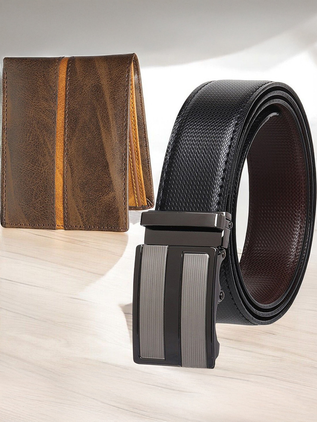 Metronaut Men Wallet and belts Accessory Gift Set