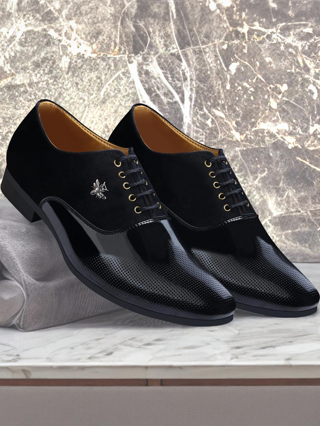 Blue Horse Men Leather Formal Shoes