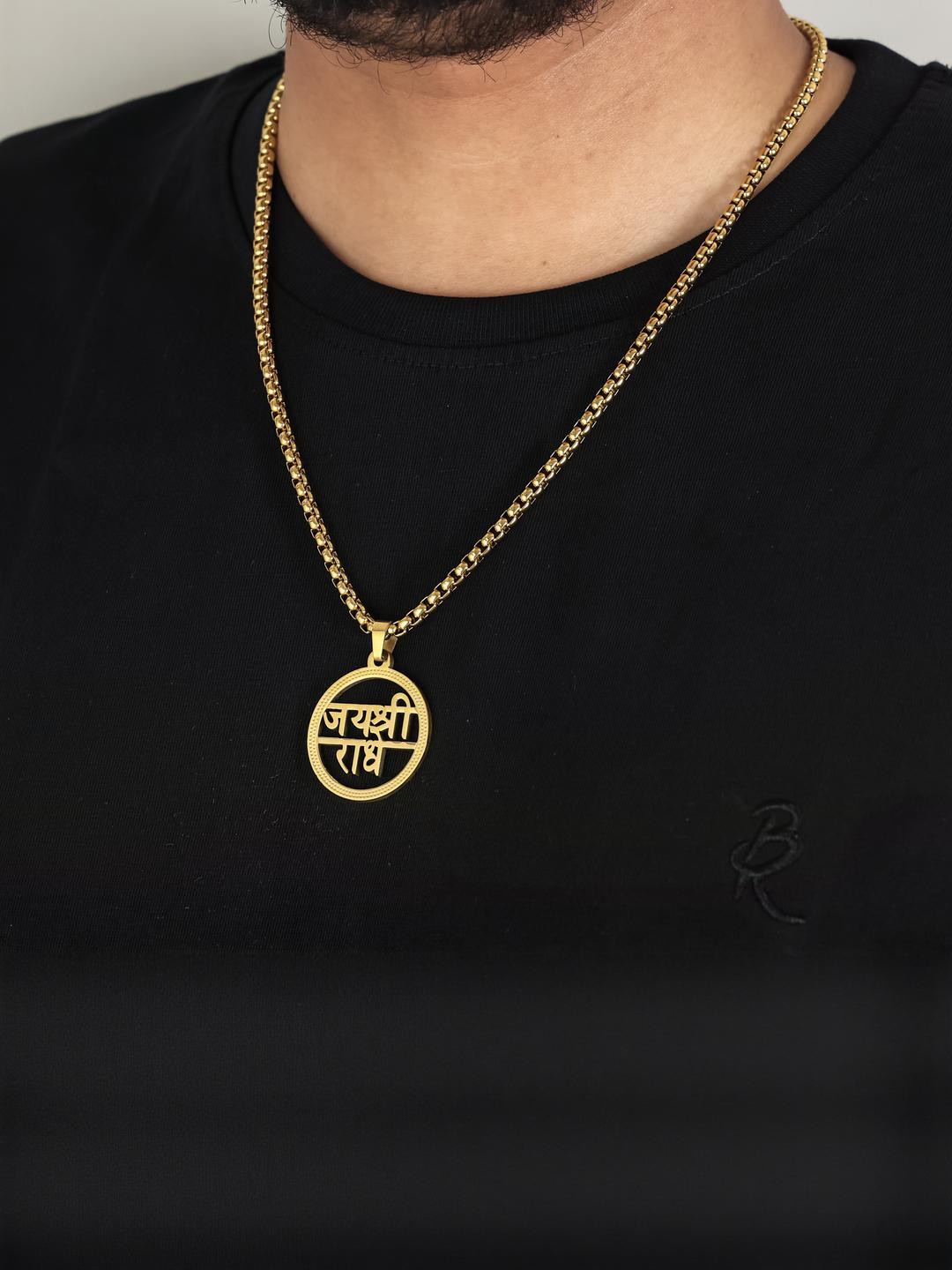 Nikza Exclusive Gold-Plated Circular Pendants