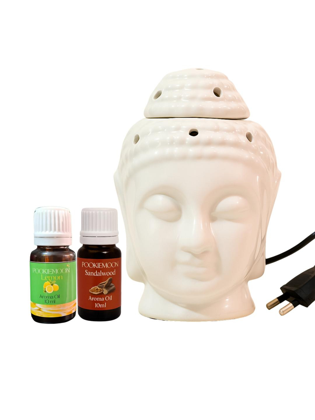 POOKIEMOON Buddha Aroma Diffuser with Lemon and Sandalwood Oils 10ml