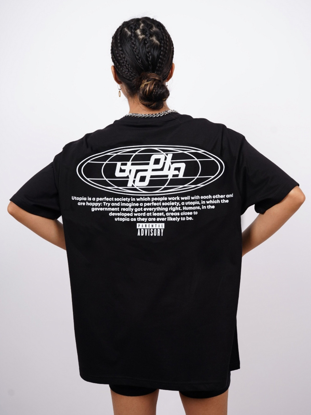 BURGER BAE Unisex Printed Drop-Shoulder Sleeves Bio Finish Cotton T-shirt