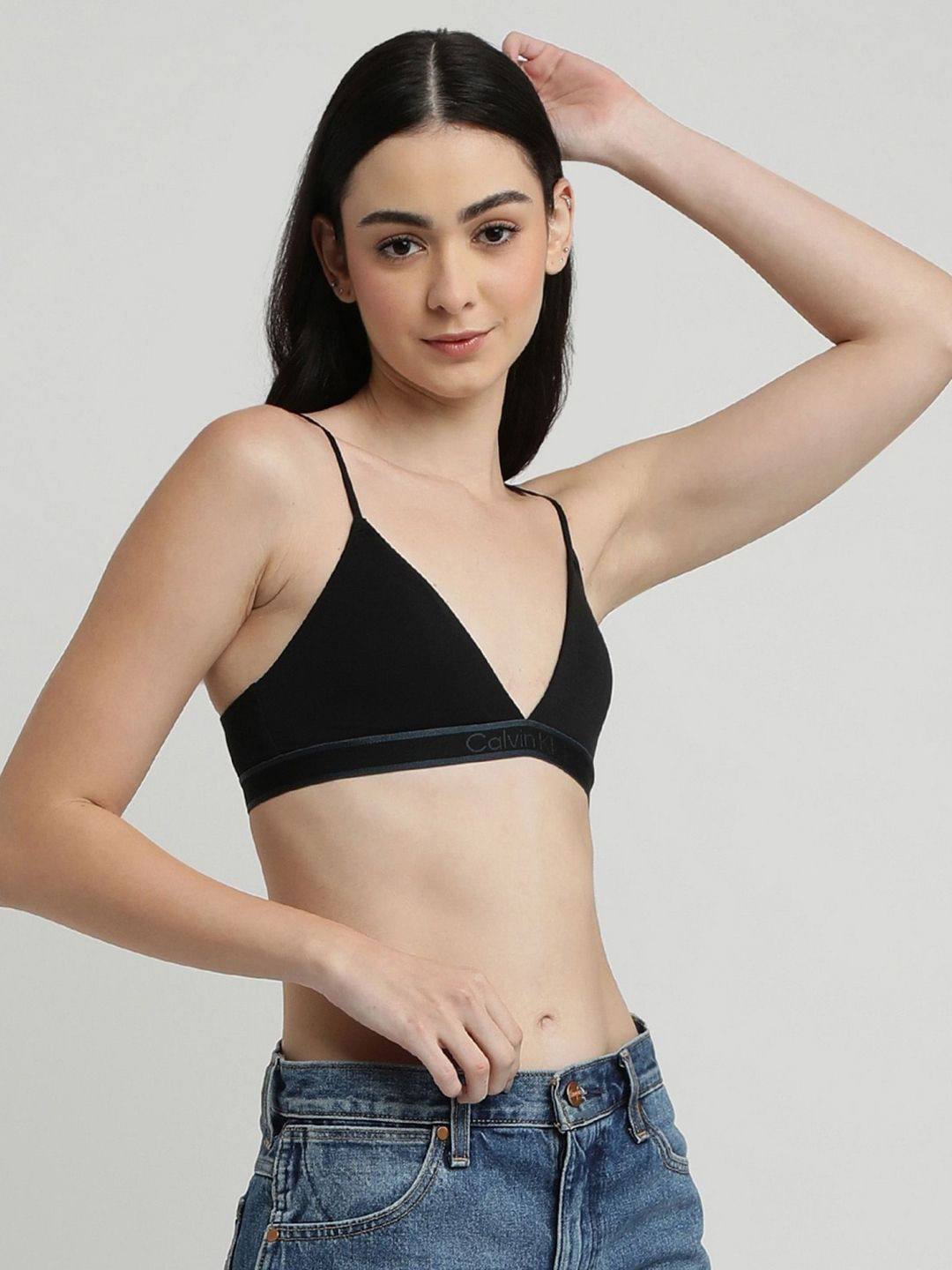 Calvin Klein Underwear Women Half Coverage Lightly Padded & Non-Wired Bra