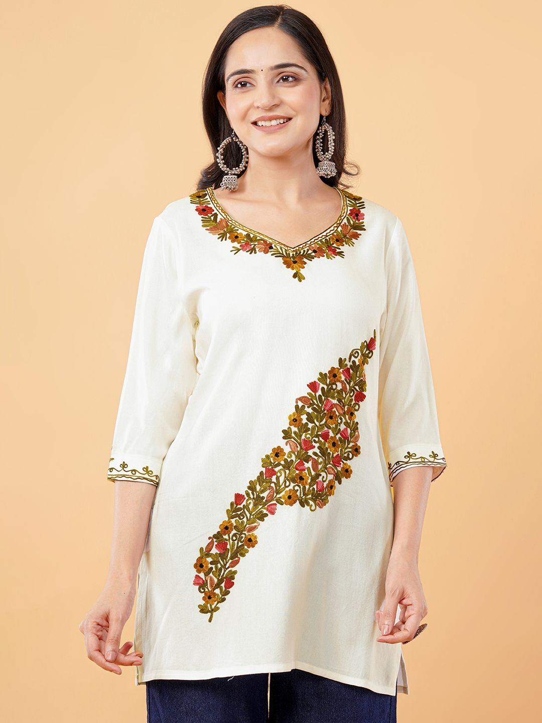 Kala Maison Women Embroidered Kurtis