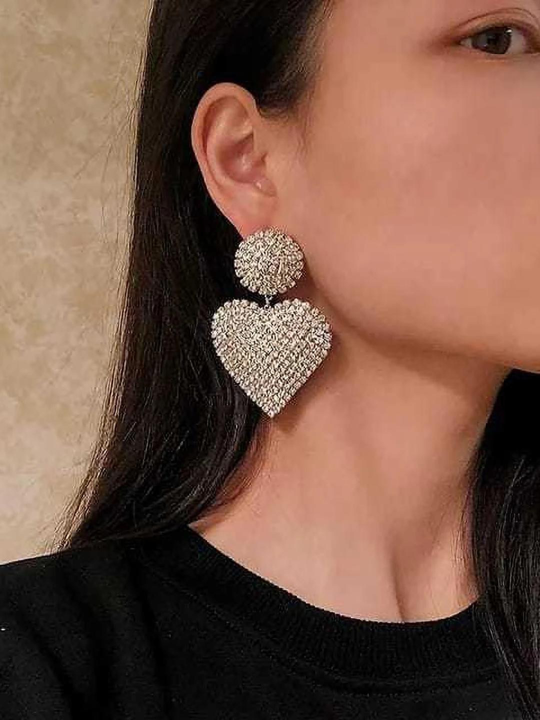 DENICRAAS Women Gold Earrings