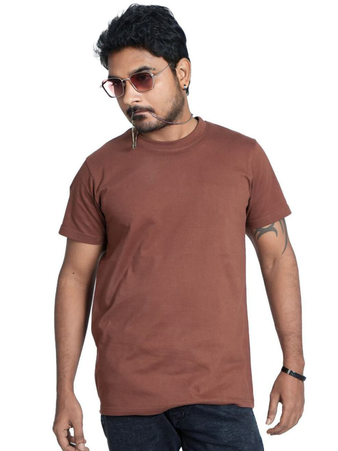 Darestyles Men Slim Fit Bio Finish Cotton T-shirt