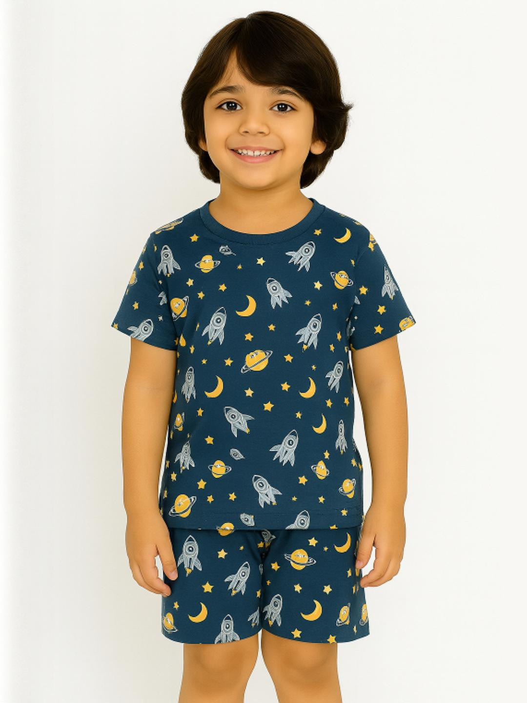 BURBN Boys Navy Blue Co-Ords