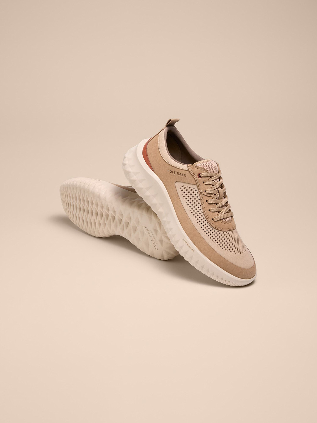 Cole Haan Men GENERATION ZEROGRAND II ULTRA Beige Sneakers