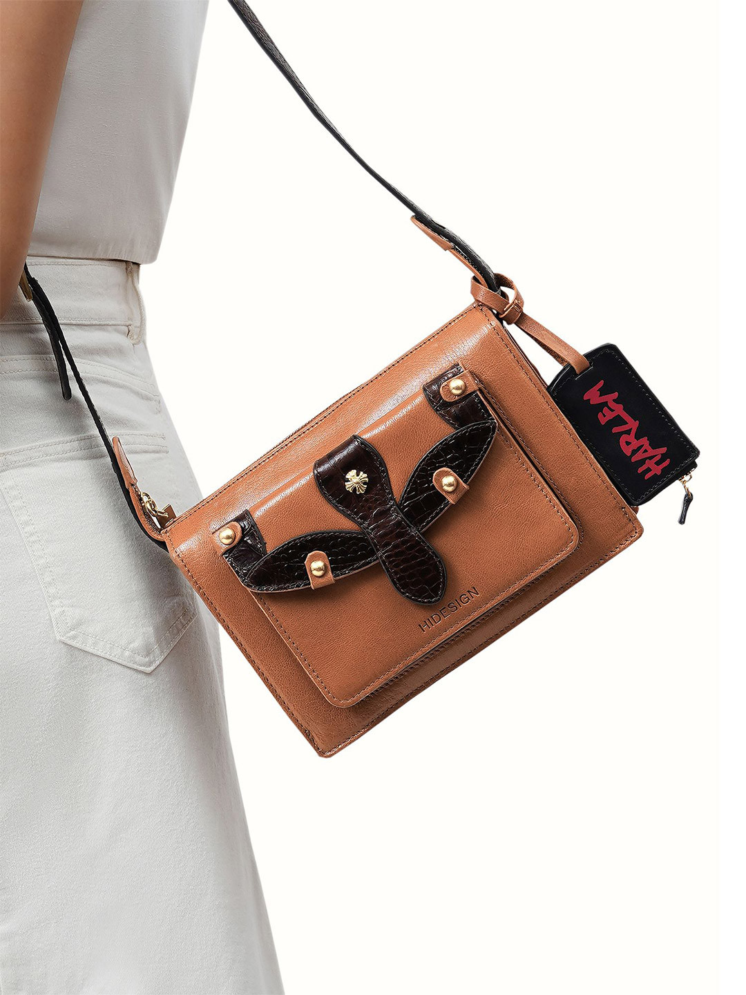 Hidesign ETTA Women Leather Bucket Sling Bag