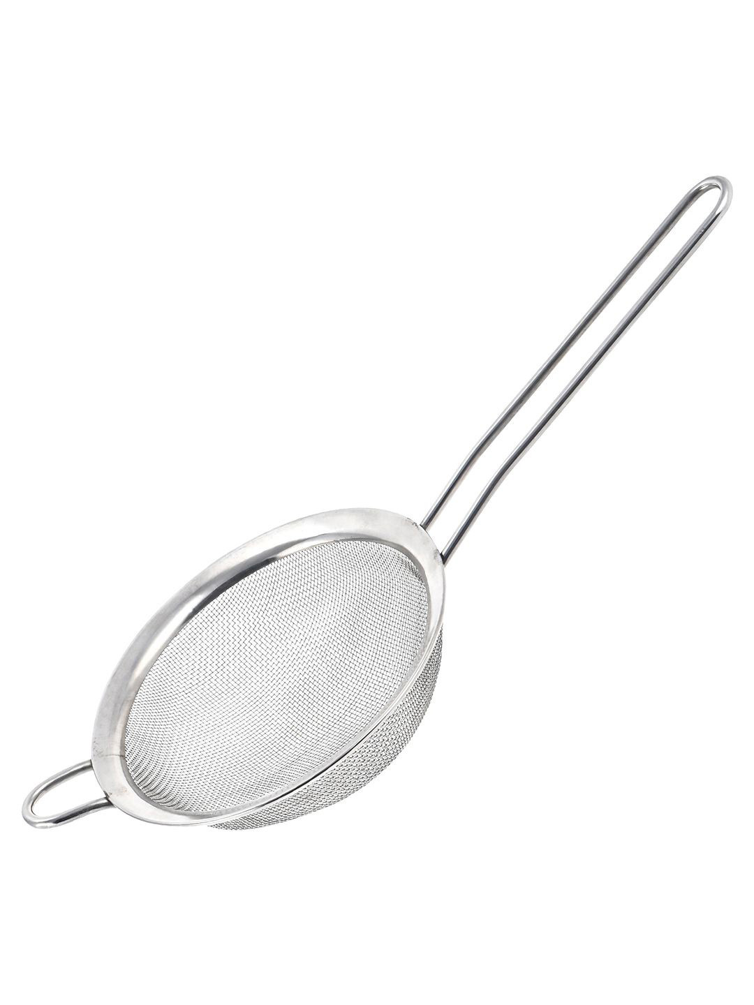 Kuber Industries Silver-Toned Stainless Steel Sieve Soup Strainer