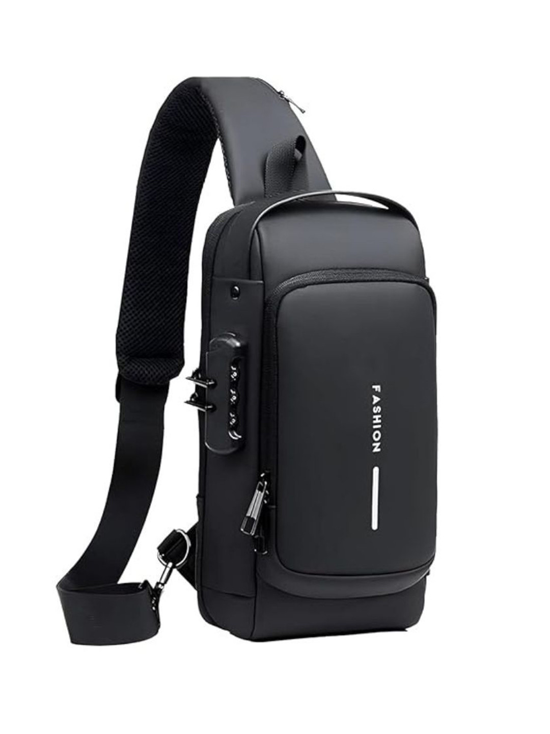 SWISS HORN Men Antitheft Waterproof Chest Backpack