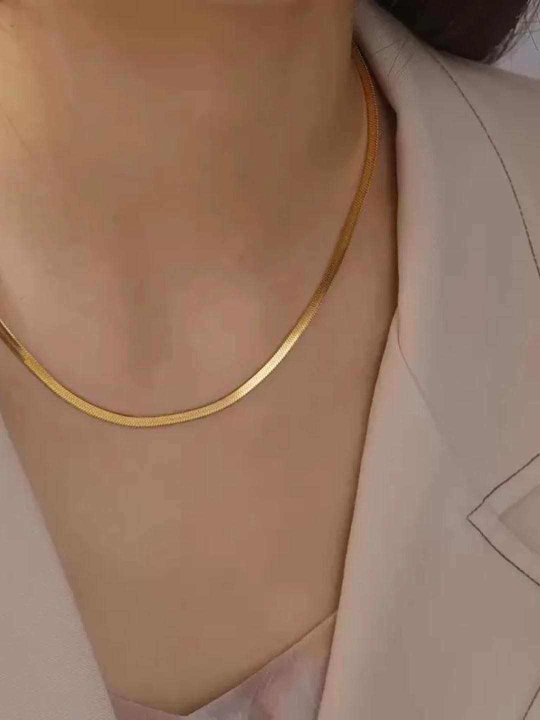 DENICRAAS Unisex Gold Necklace and Chains