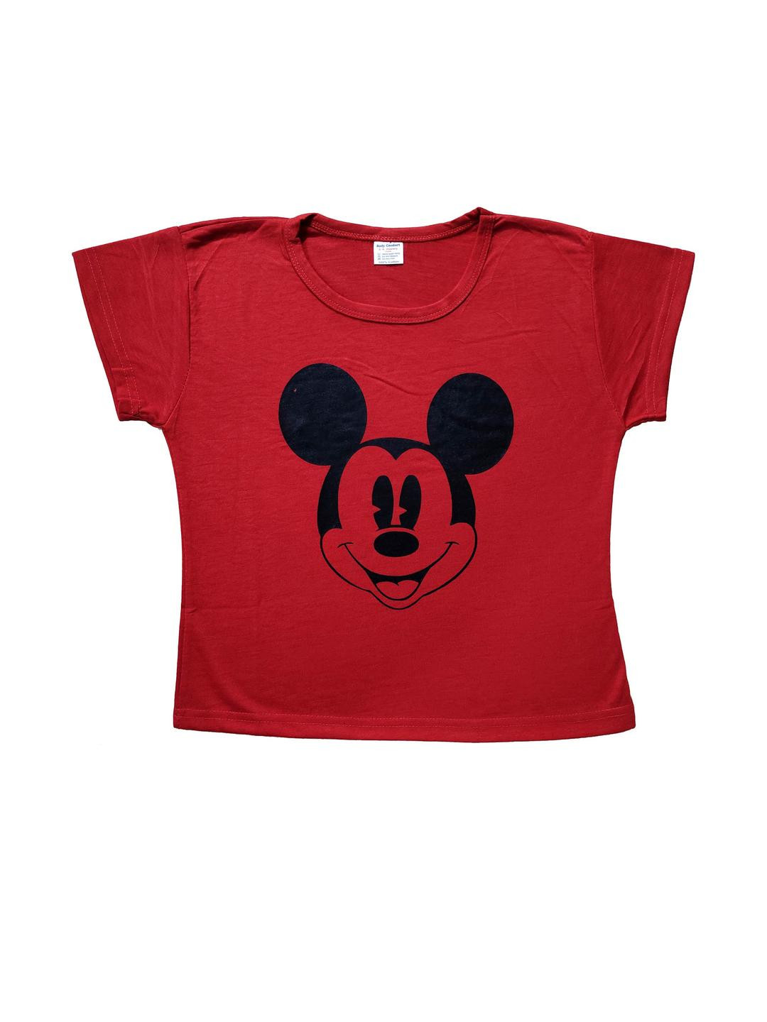 100LUCK Print Crop Top