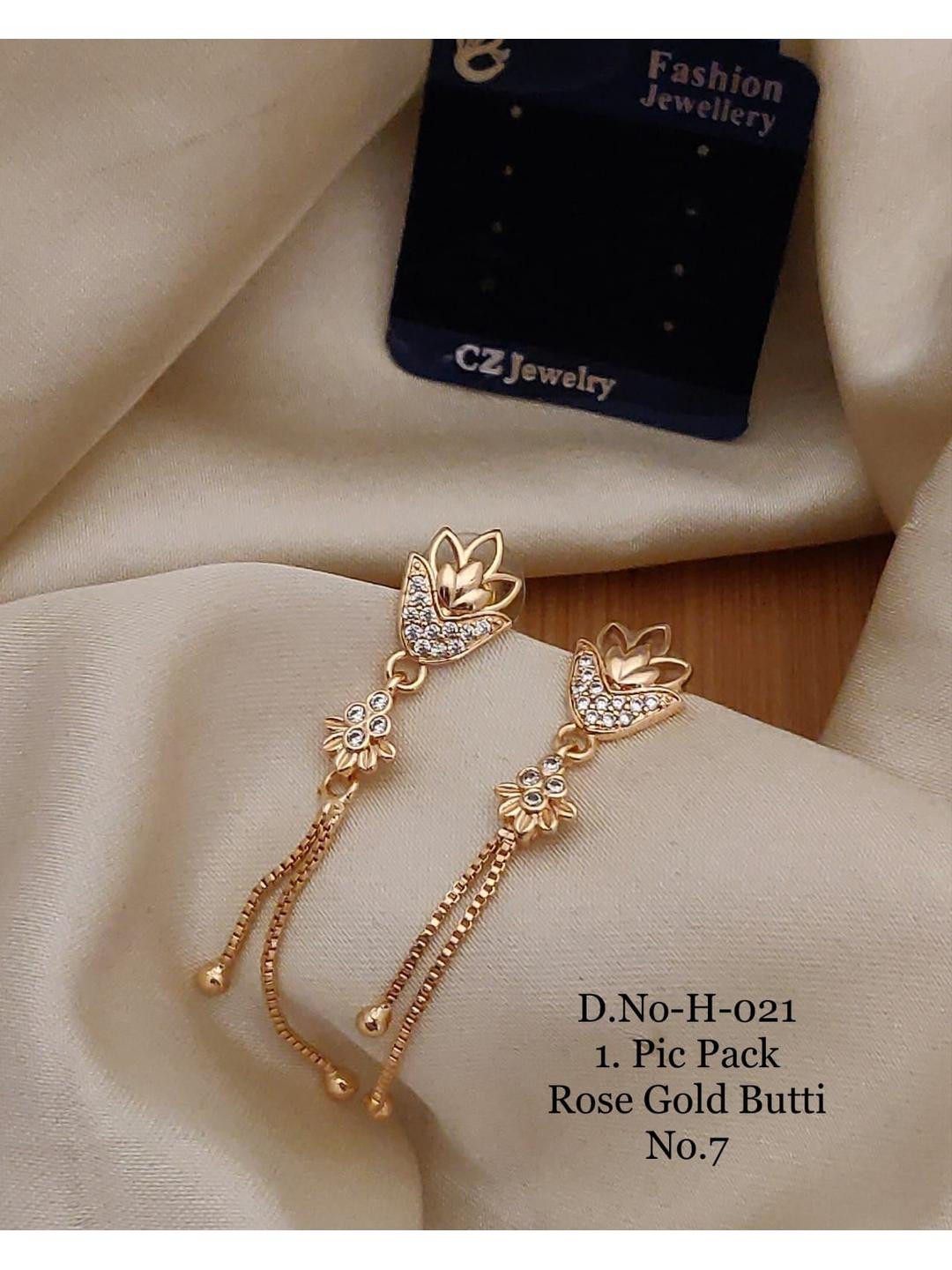 RUPALI FASHION Women Rose Earrings