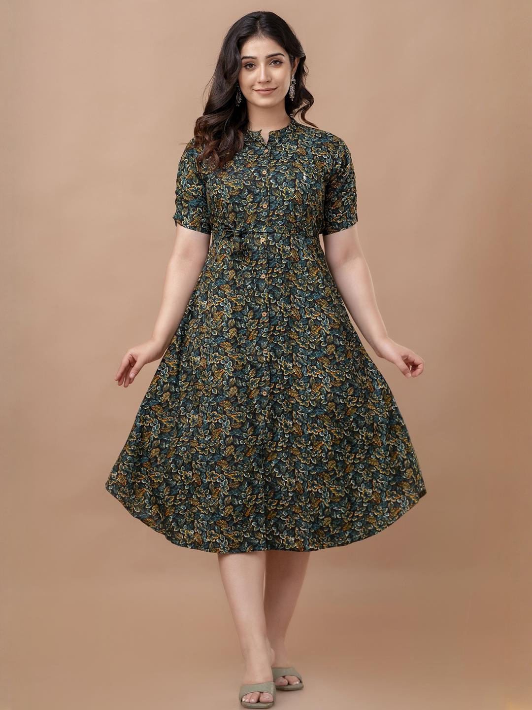 VIPY HANGER Printed Flared Kurta