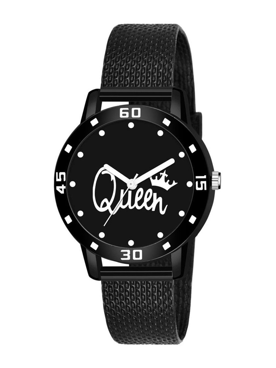 Gopal Shopcart Unisex Printed Dial Analogue Watch Black Queen Aeviyo Case S