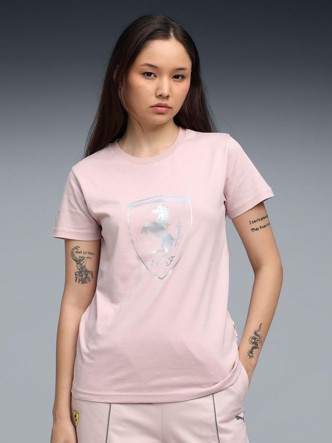 PUMA Motorsport Ferrari Women's Graphic Crew Neck Tee