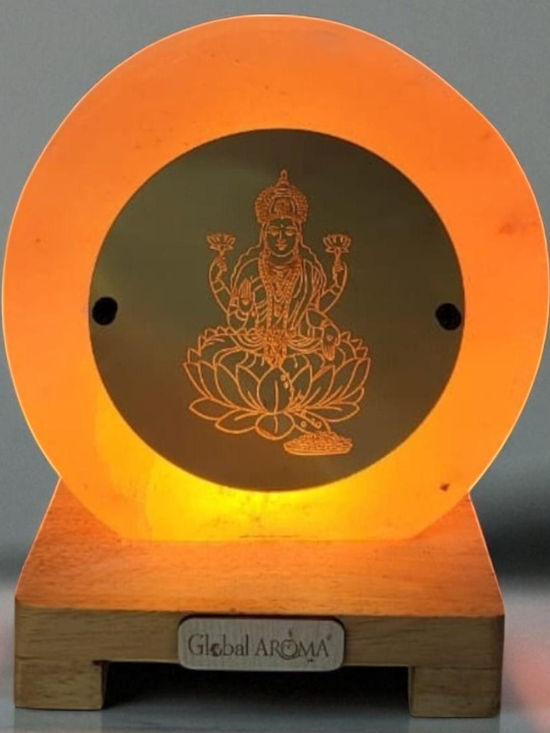 Laxmi Himalayan rock salt crafted Lamp