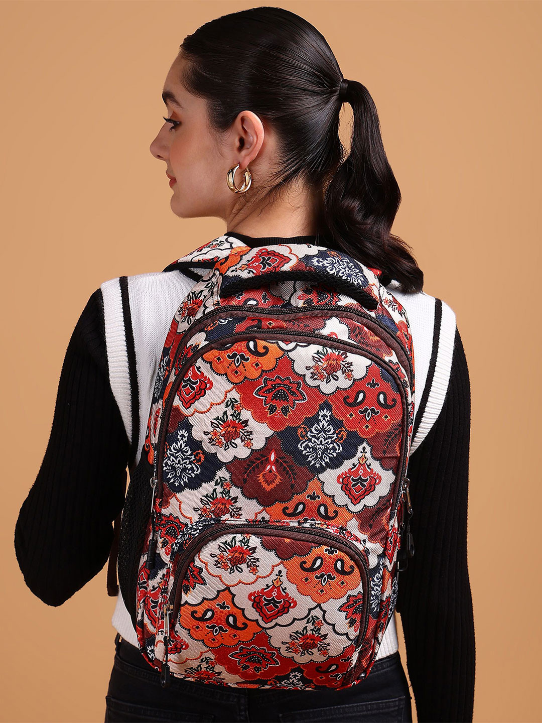 Lookout fashion Women Geometric Printerd Backpack