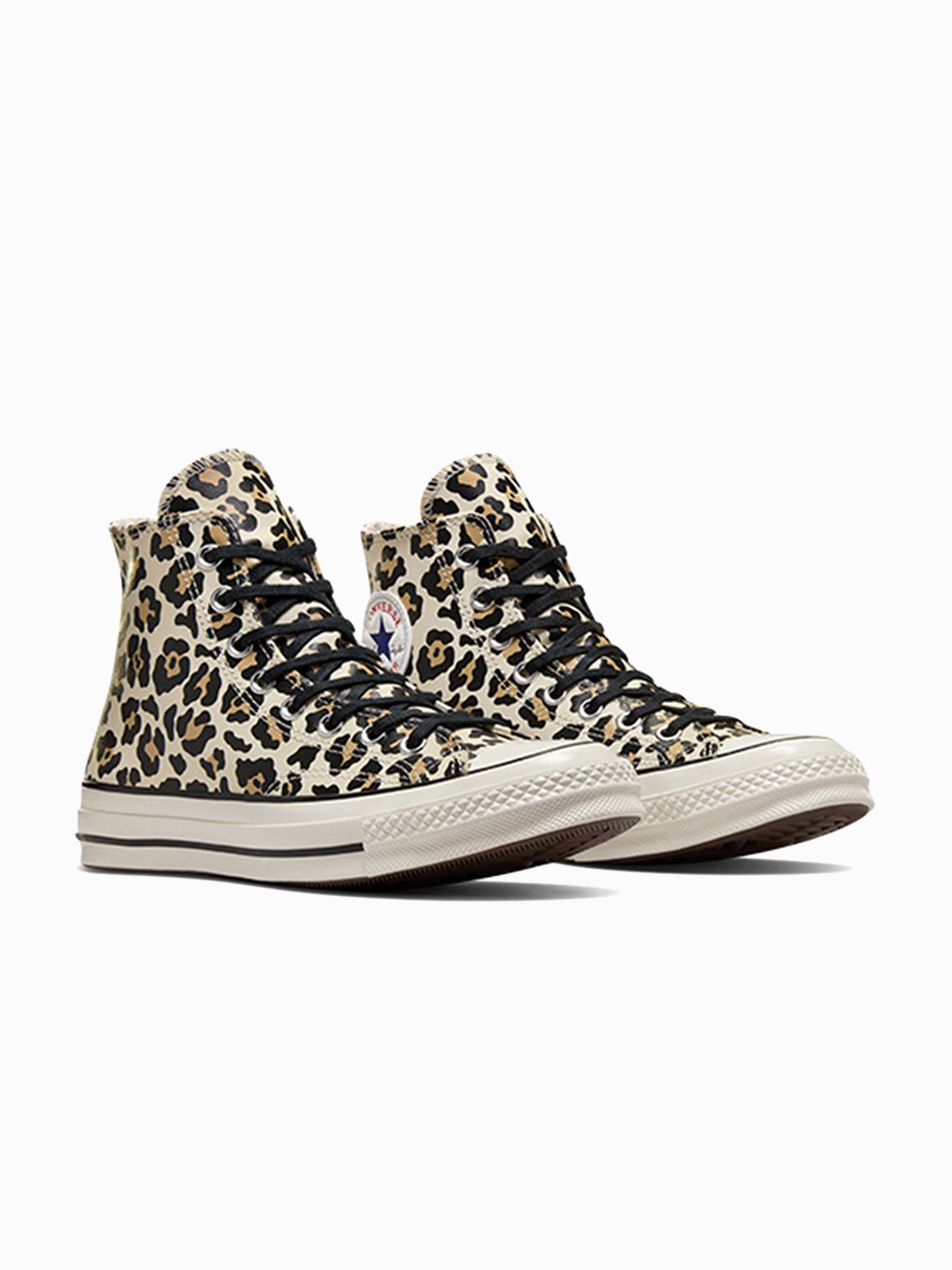 Converse Unisex Chuck 70 Glow-In-The-Dark Leopard Print Canvas High Top Sneaker
