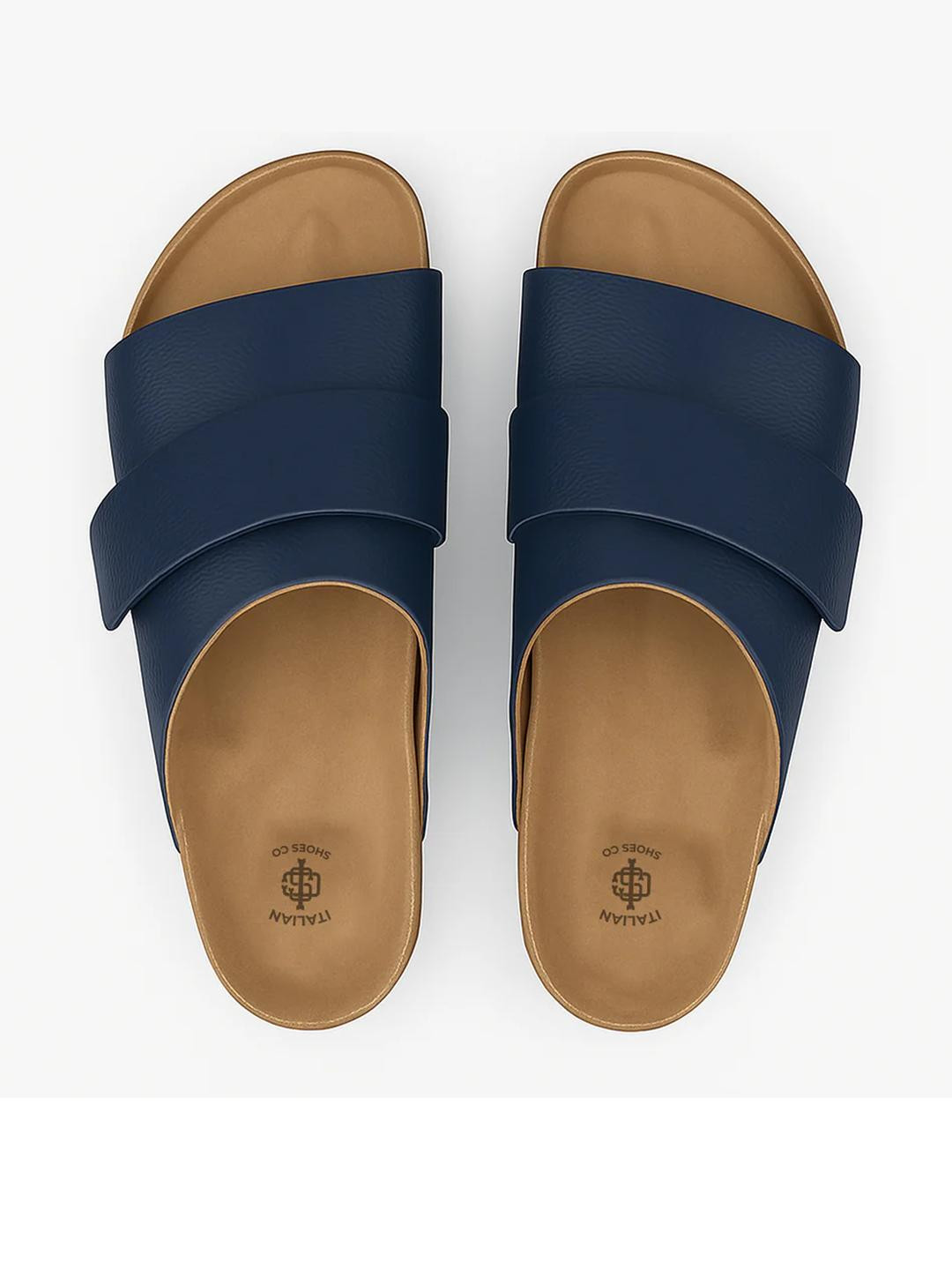 ITALIAN SHOES CO Blue  Flip Flops