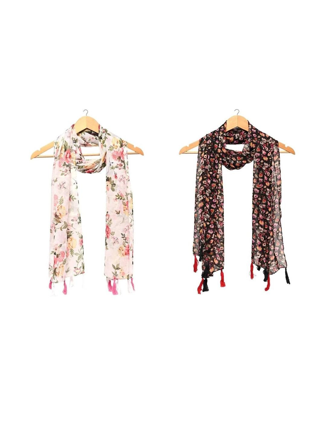 StoleVilla Floral Chiffon Stoles