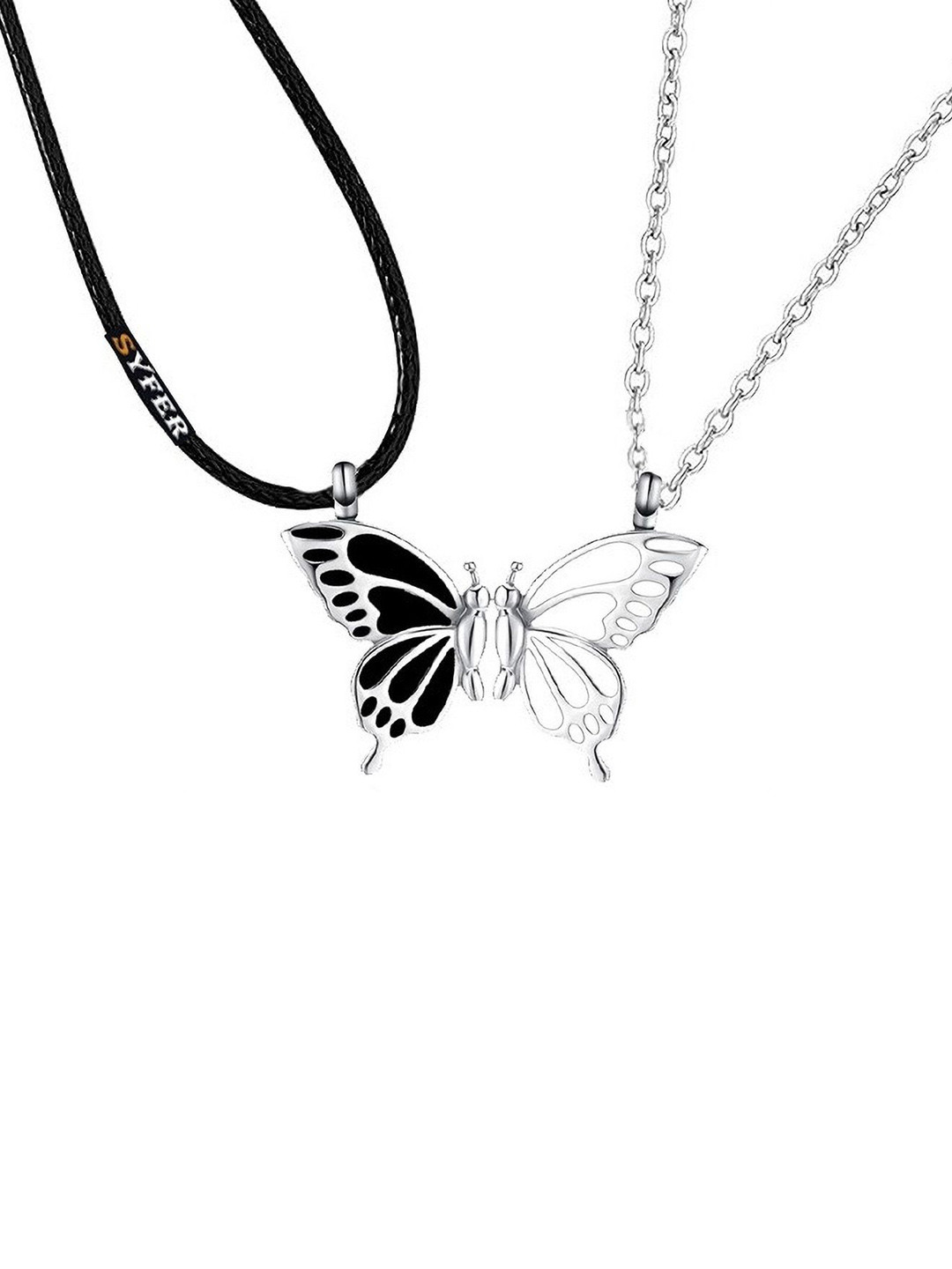 Teeragaj Unisex Set Of 2 Pendants With Chains