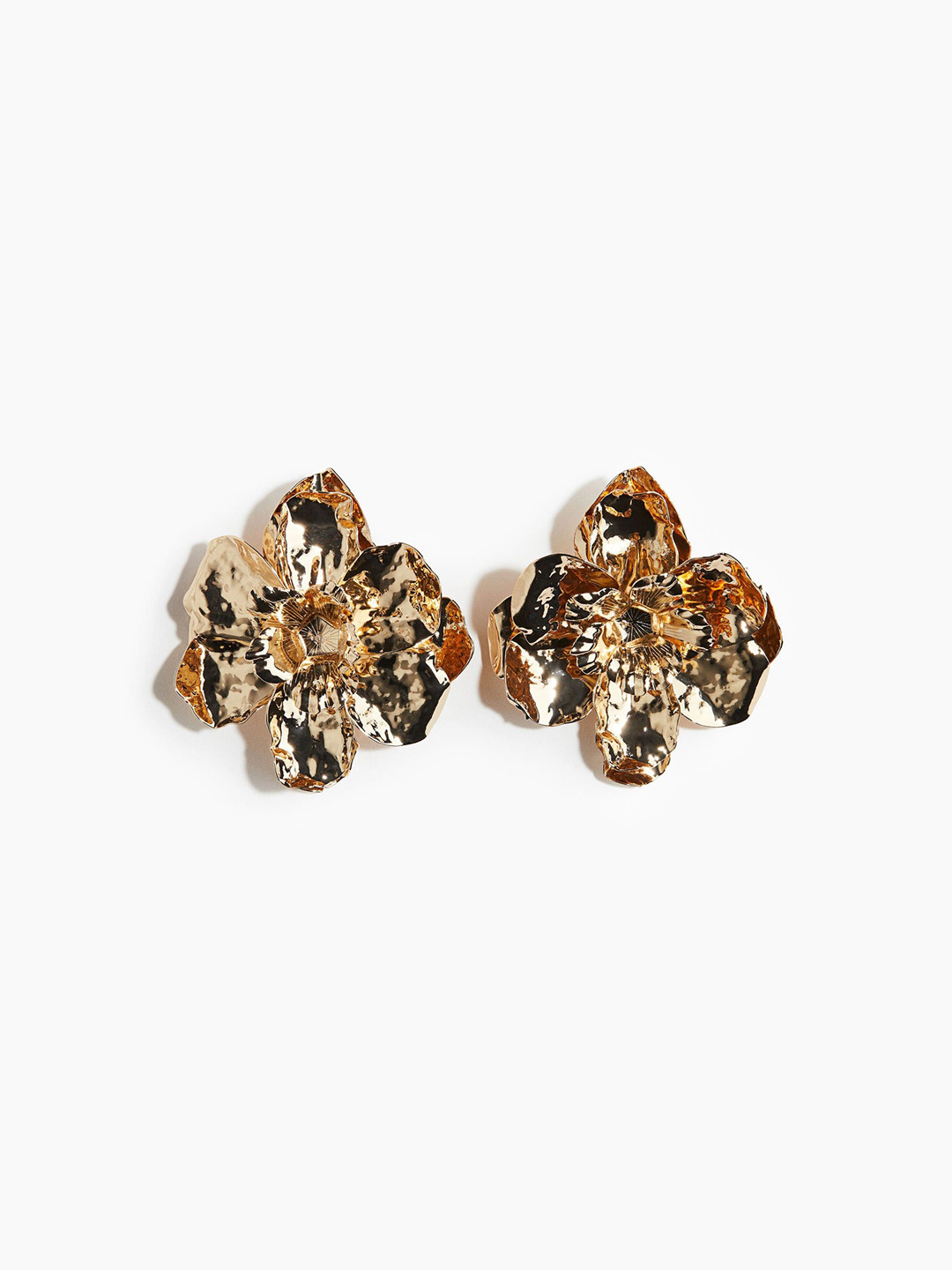 H&M Stainless Steel Flower-Shaped Earrings
