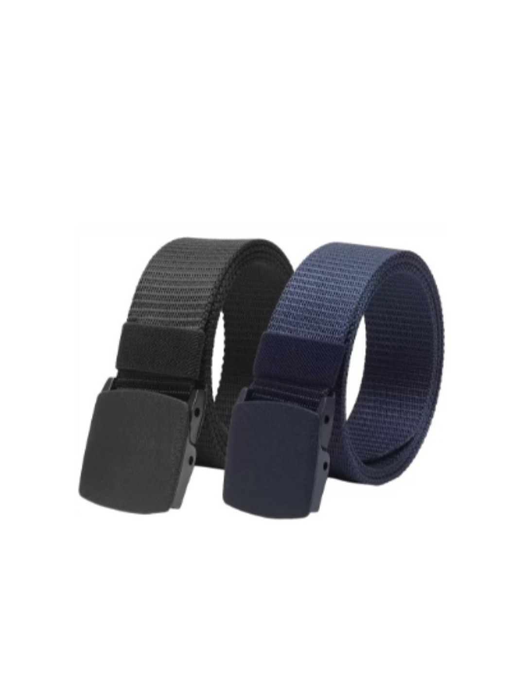 Niddleman Men Set of 2 Woven Design Canvas Belt