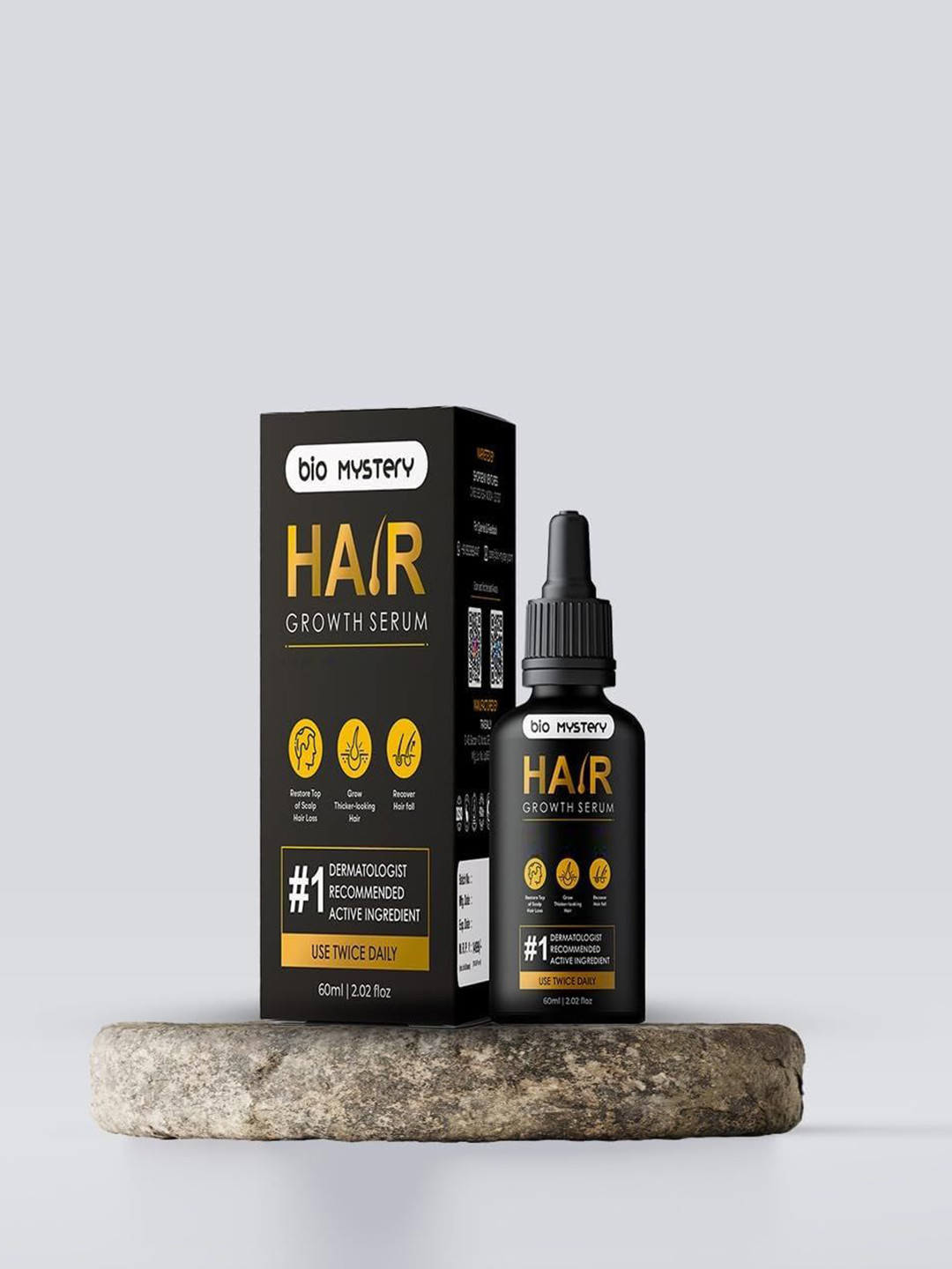 Bio Mystery Hair Growth Serum With Castor Oil  - 60 ml