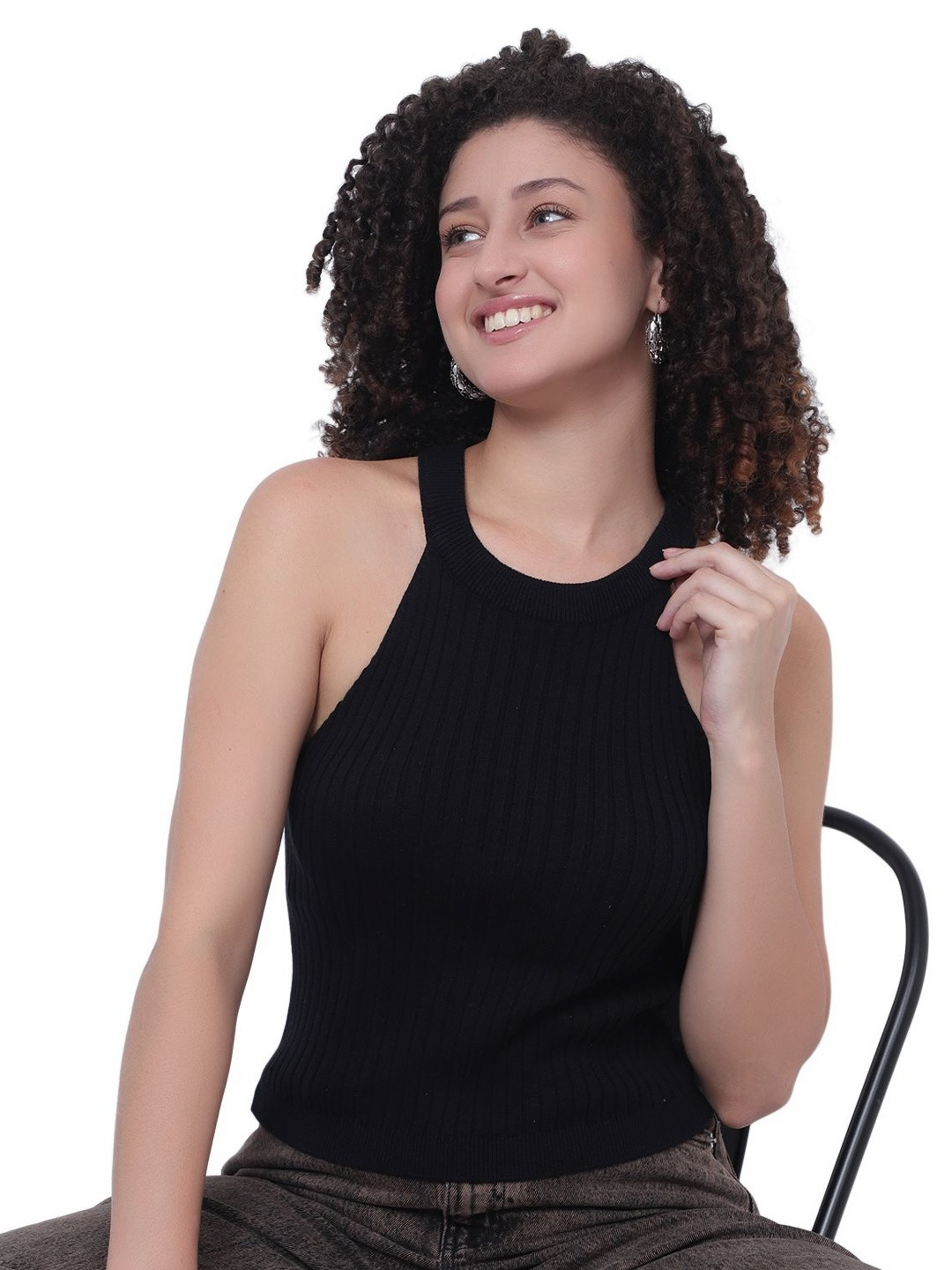 God's Club Women Stripped Slim Fit T-shirt