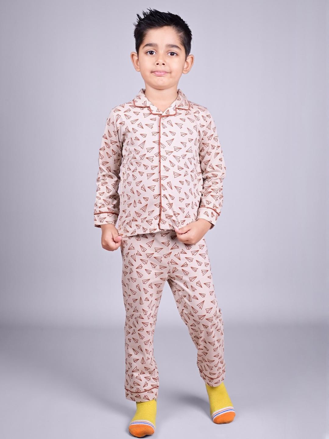 Dear to Dad Boys Beige Clothing Set