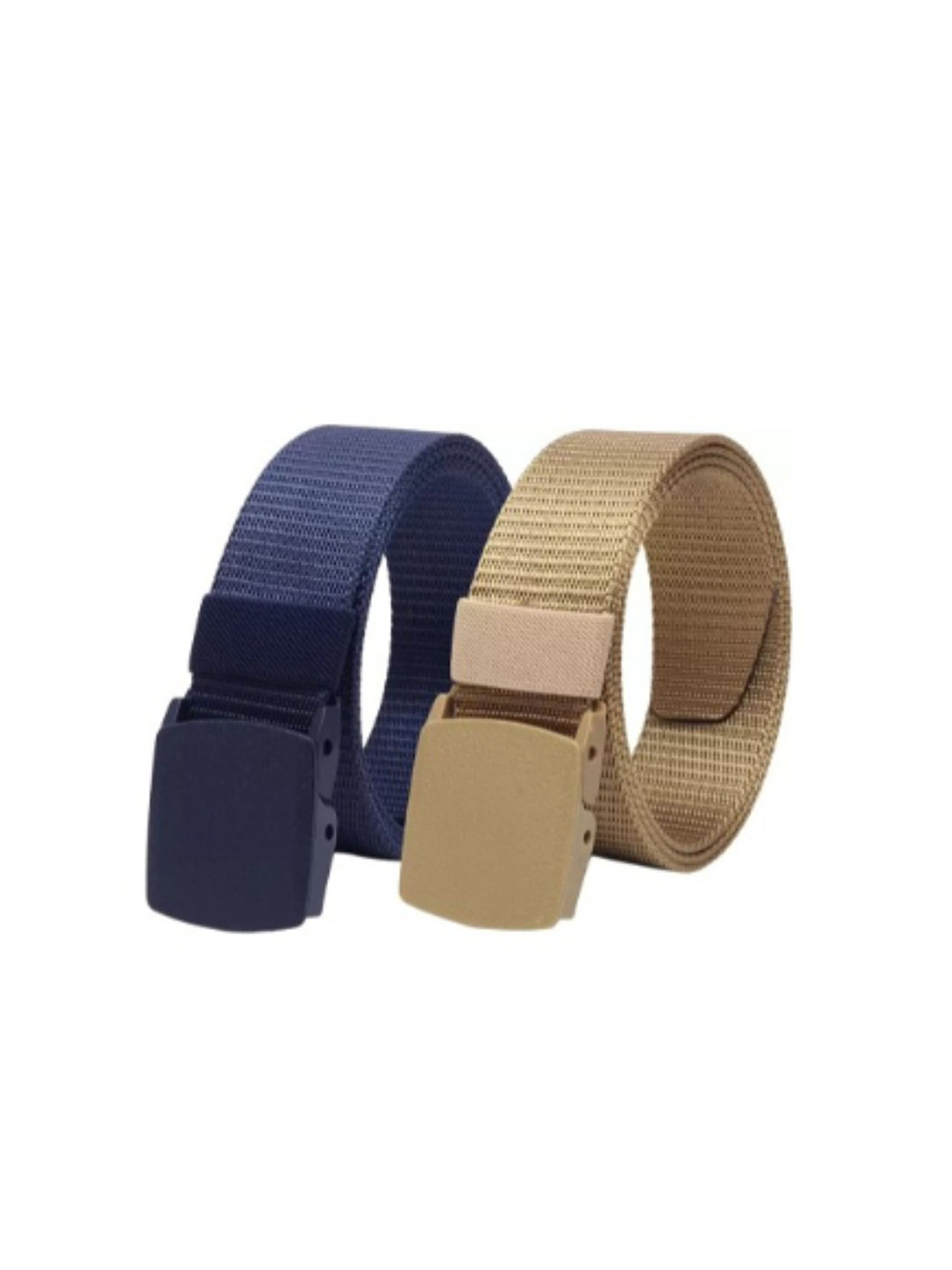 Niddleman NYLON BELT Pack of 2 Men Textured Belt