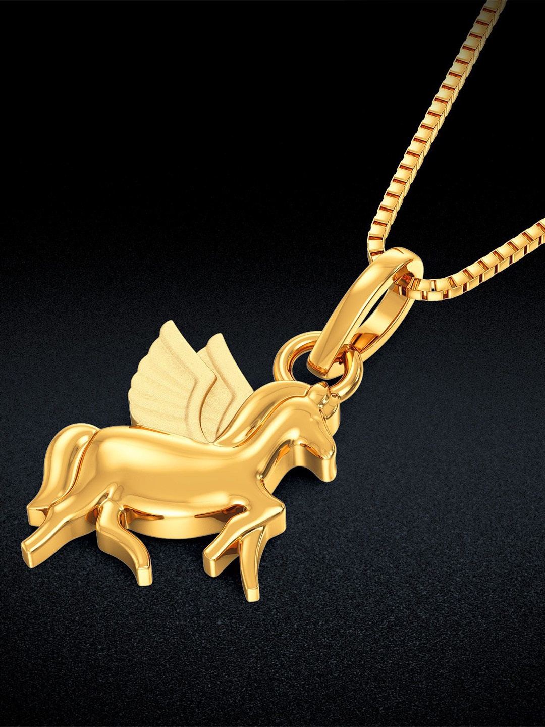 Joyalukkas Celestial Women 22 Kt Gold Horse Pendant