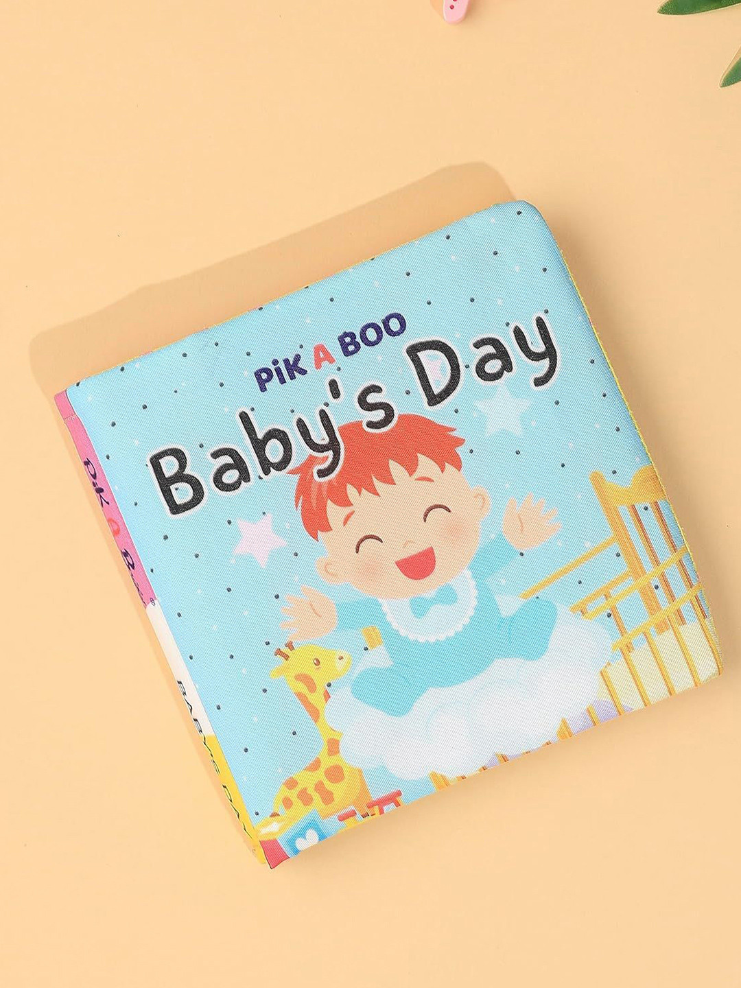 PiK A BOO Babys Day Cloth Book