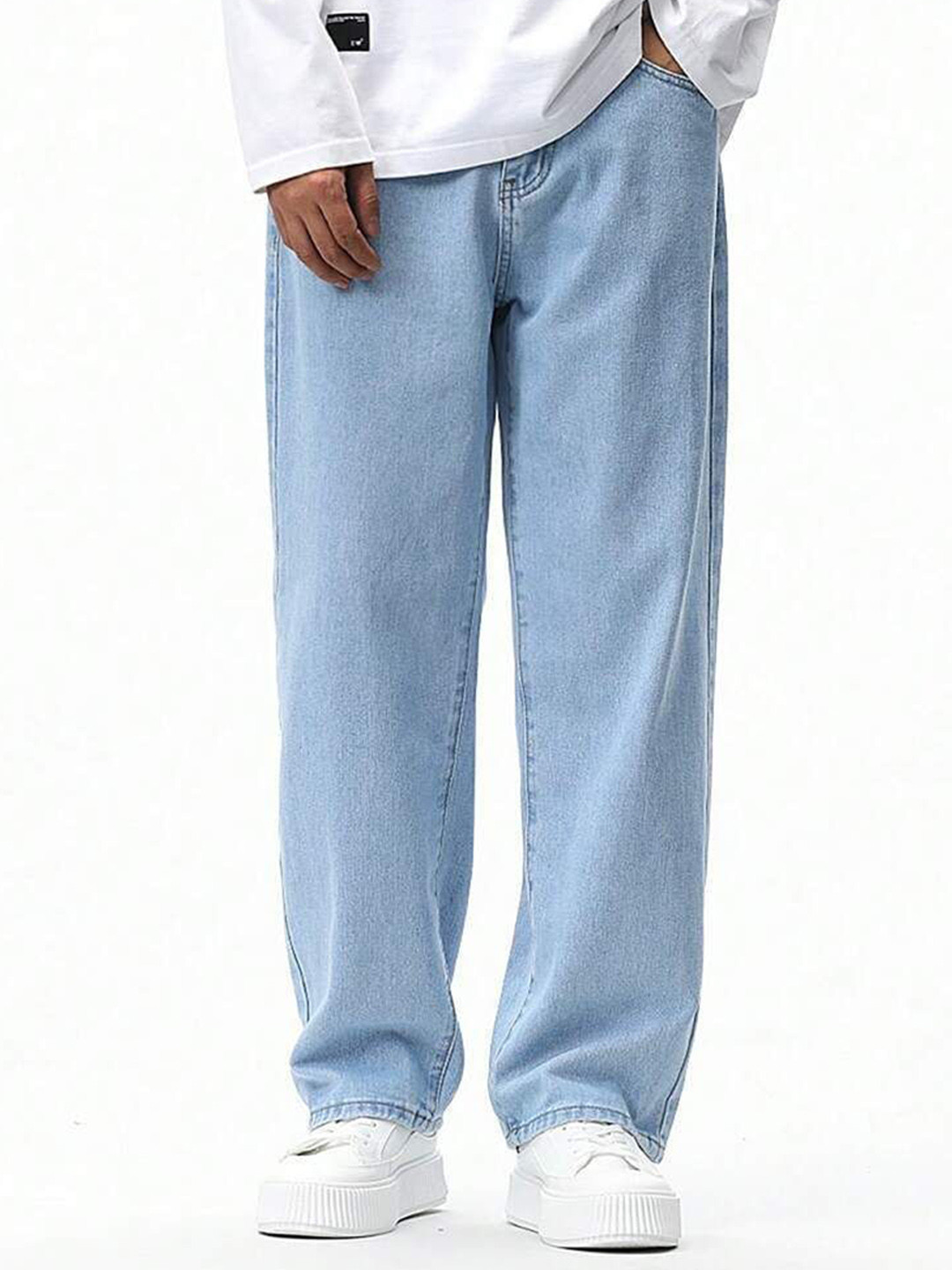 THE BEETEL HOUSE Men Mid-Rise Slash Knee Stretchable Jeans