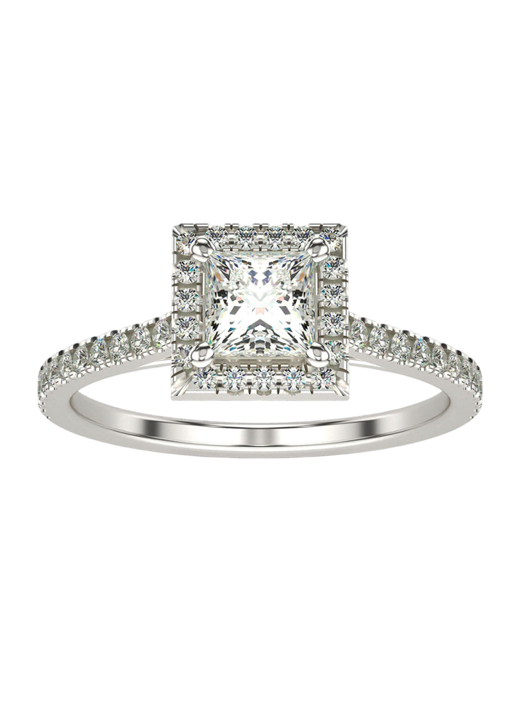VALANOVA Women 18 Kt Gold Diamond 0.58 Ct Diamond Ring 1.43 gm