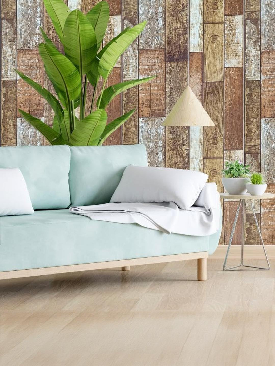 Eurotex PVC Matte Sticking Bedroom Wallpaper-25.2In