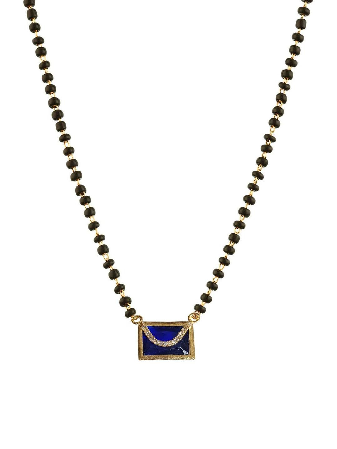 DENICRAAS Unisex Blue Mangalsutra