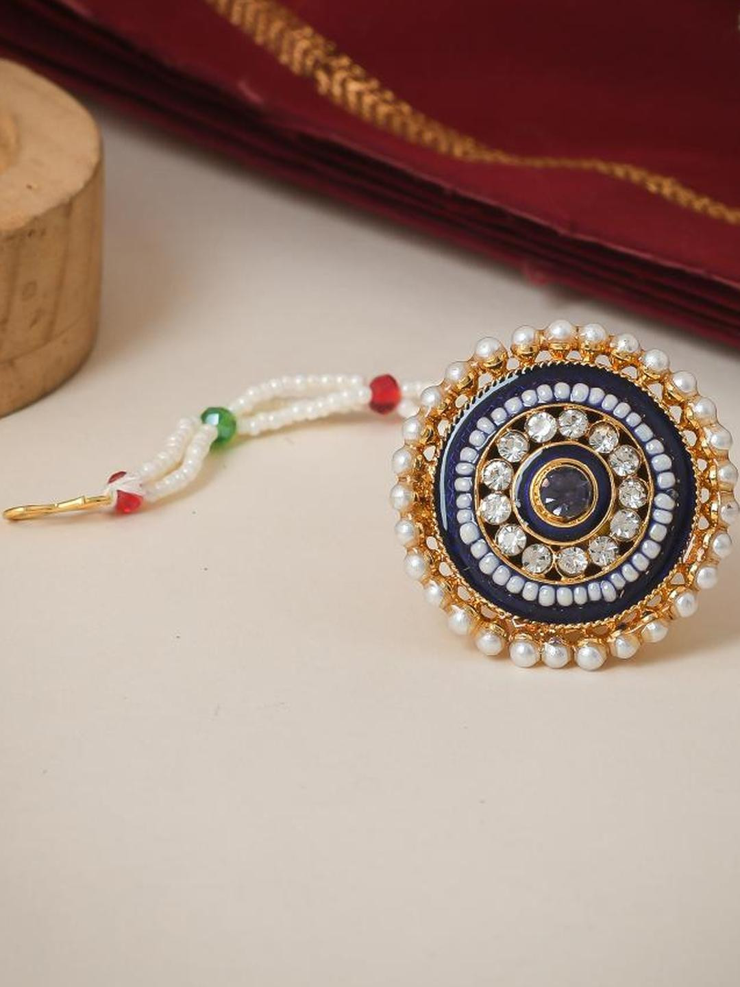 One Gram Gold Polish Plared Rajasthnai Borla