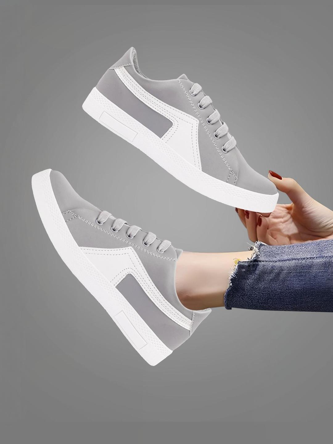 Antox Women Grey Casual Shoes