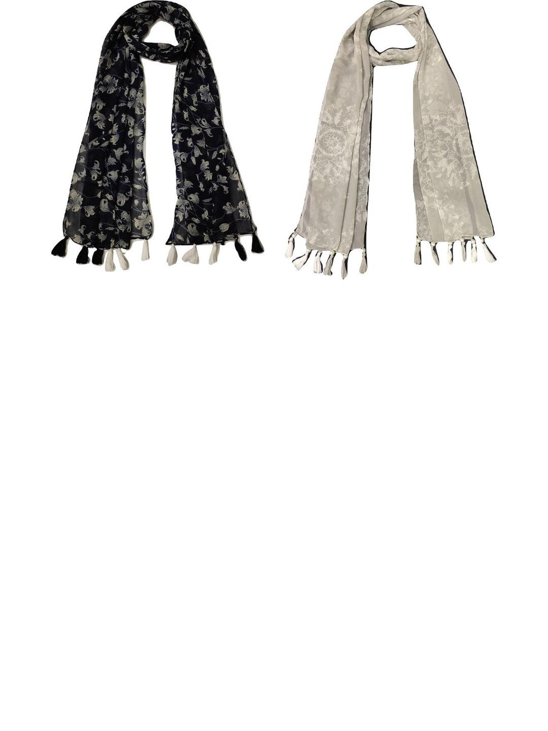 StoleVilla Floral Chiffon Stoles