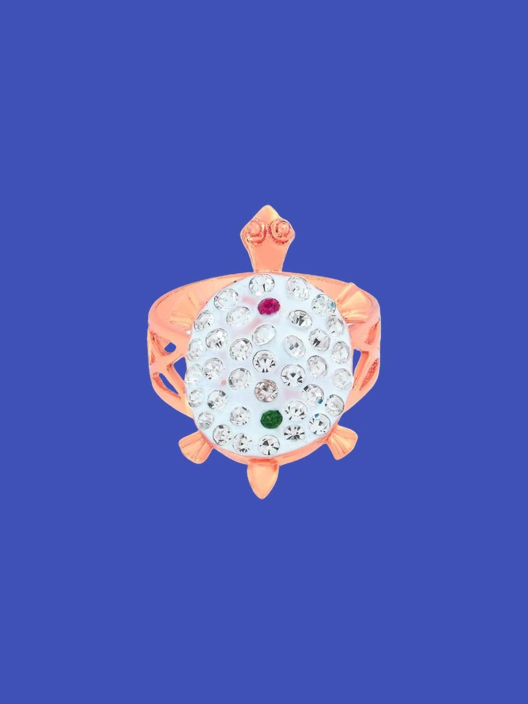 Dynamic Retail Global Tortoise Turtle Kachua Meru Ring for Men Women Boys Girl Vastu Fengshui R-A1 Brass Gold Plated Ring ()