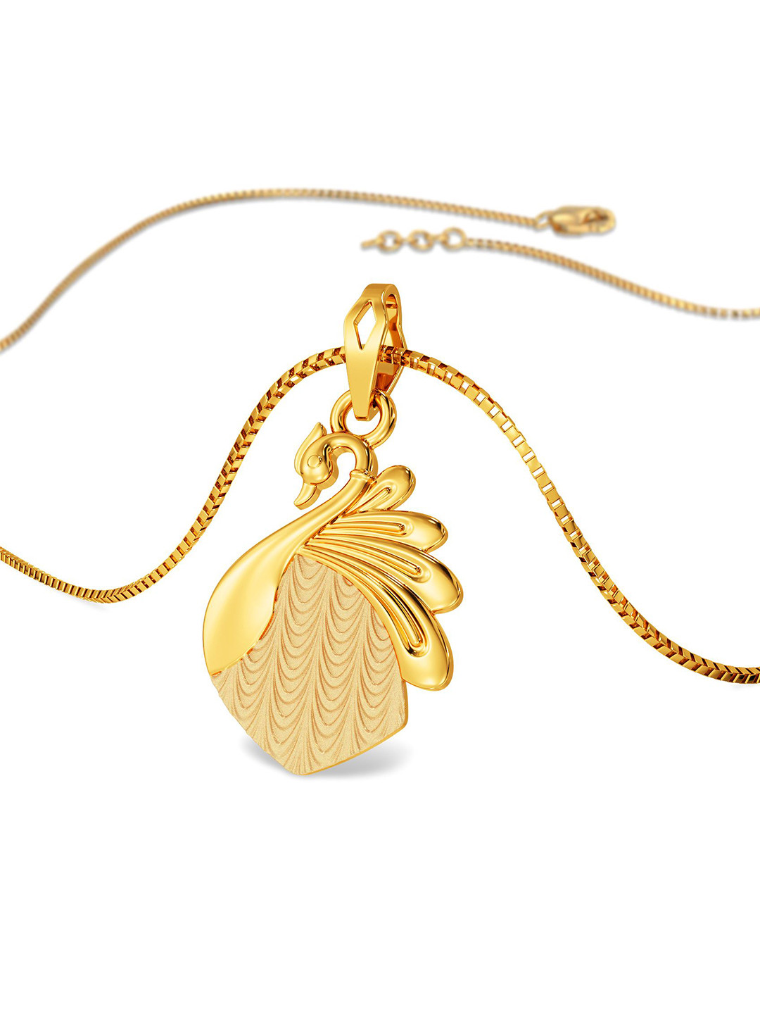 Joyalukkas Splendid Peacock Gold Pendant