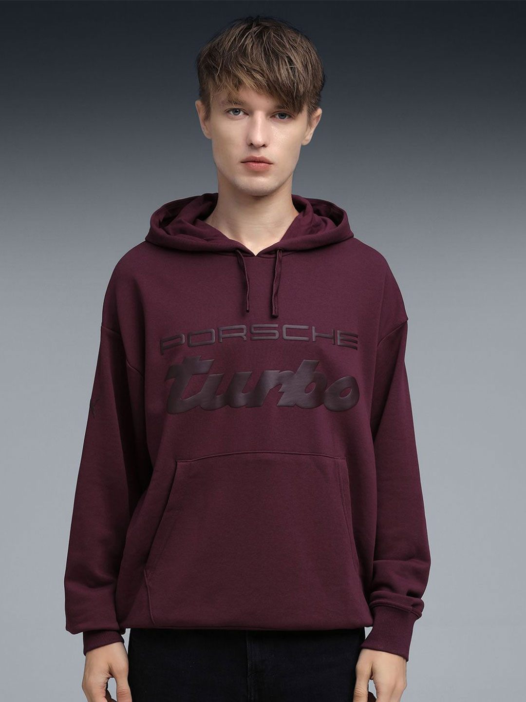PUMA Motorsport Porsche Legacy Men Printed Hooded Pullover Sweatshirt