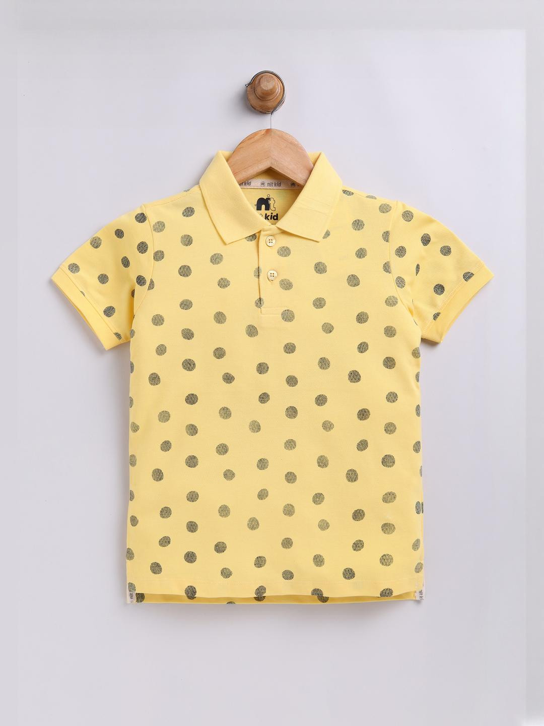 nit kid Boys Yellow Tshirts