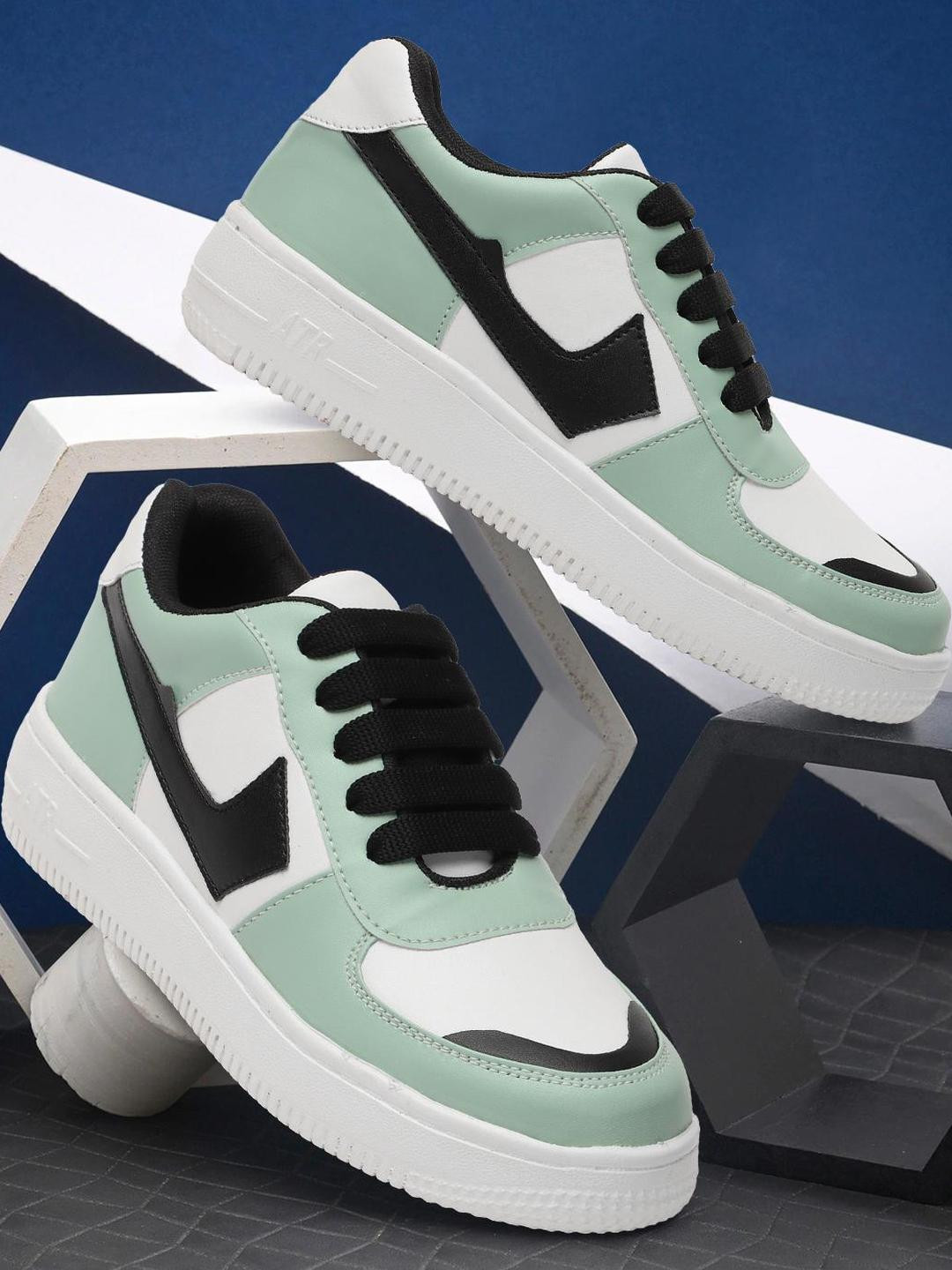 Antox Green Synthetic Casual Shoes