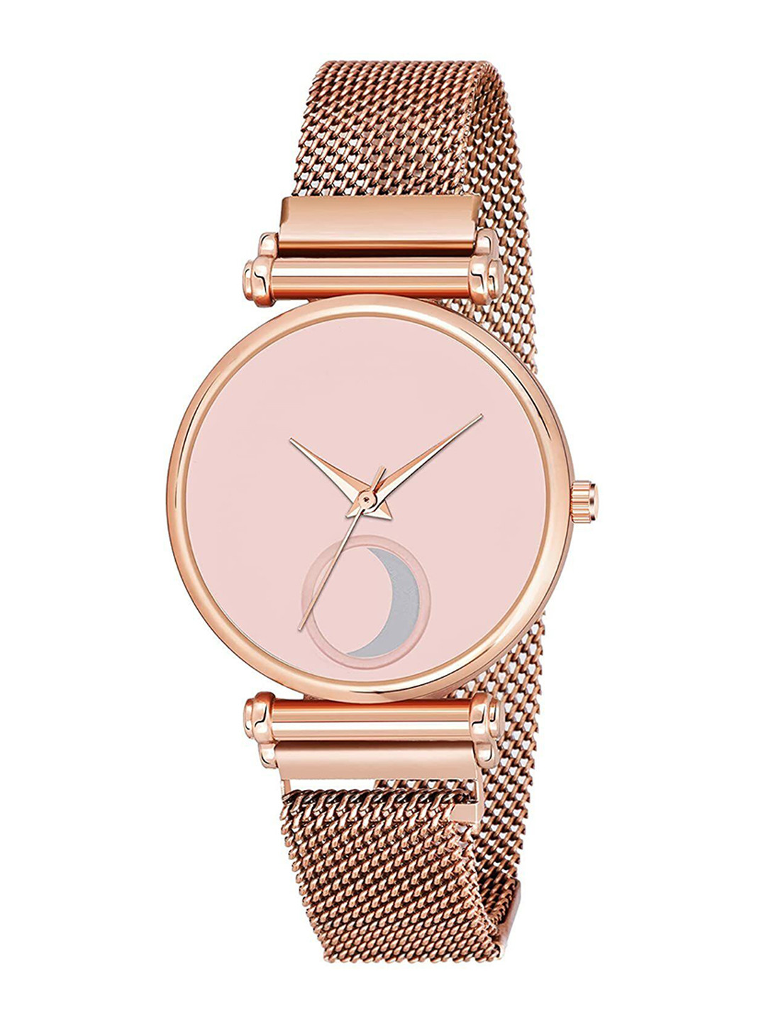 CSAMON Women Printed Dial & Bracelet Style Straps Analogue Watch C34RG PINK Chand RG M