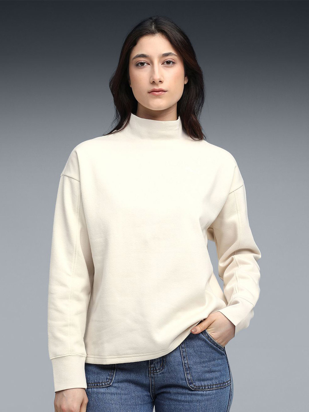 Puma HER Women Relaxed Fit Crew Sweatshirt