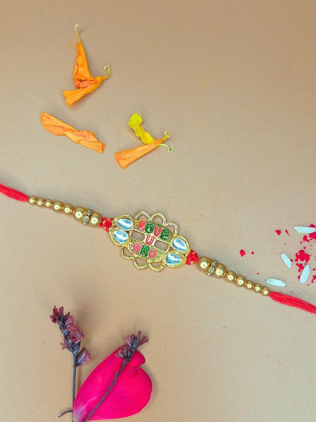 Anouk Love U Bro Rakhi & Greeting Card Gift set